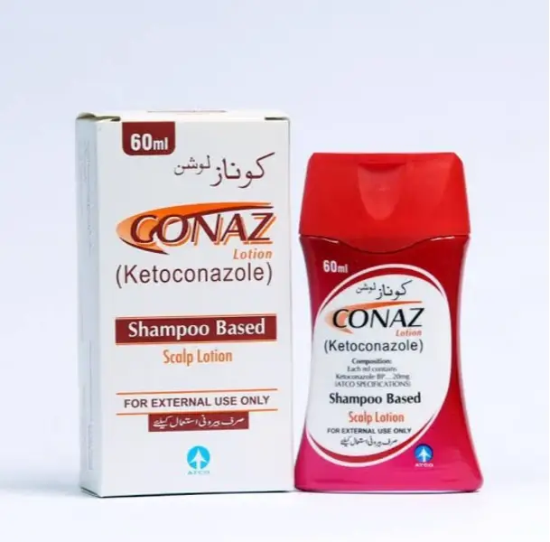 Conaz Ketoconazole Shampoo (60 ML) For Dandruff in Kids and Ad-ults