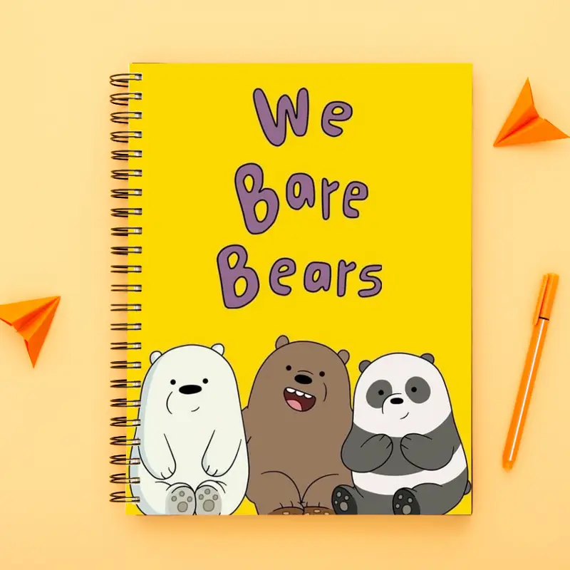 Cute Illustrated Spiral notebook for Girls-A5 size -Printed cover back & front