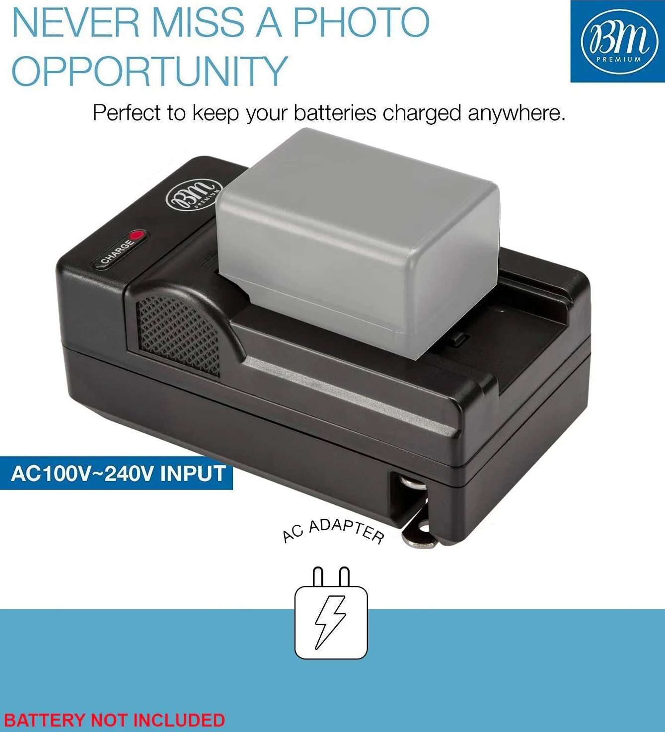 BM Premium Charger For Camera Battery