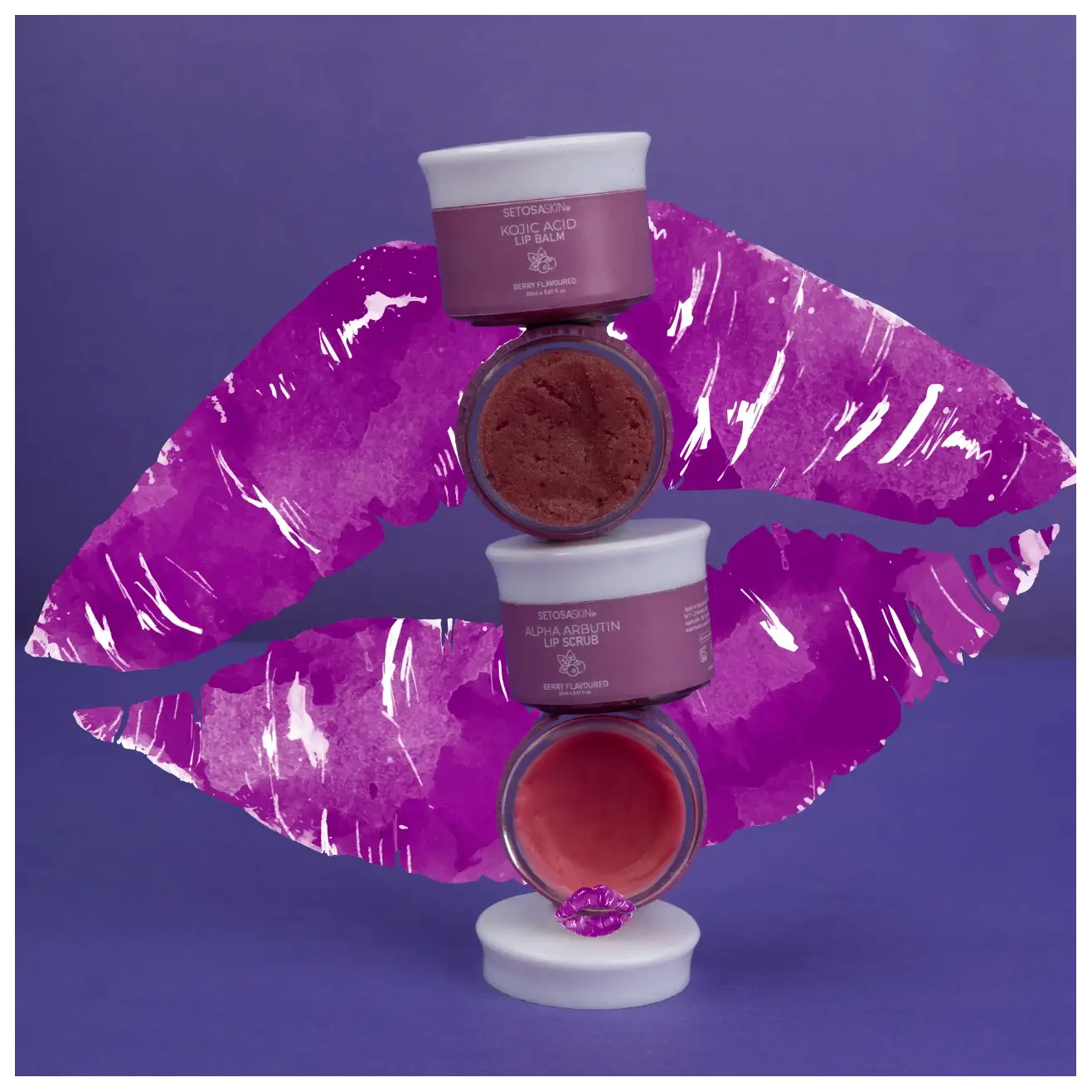 Dynamic duo- Kojic Acid Lip Balm & Alpha Arbutin Lip Scrub