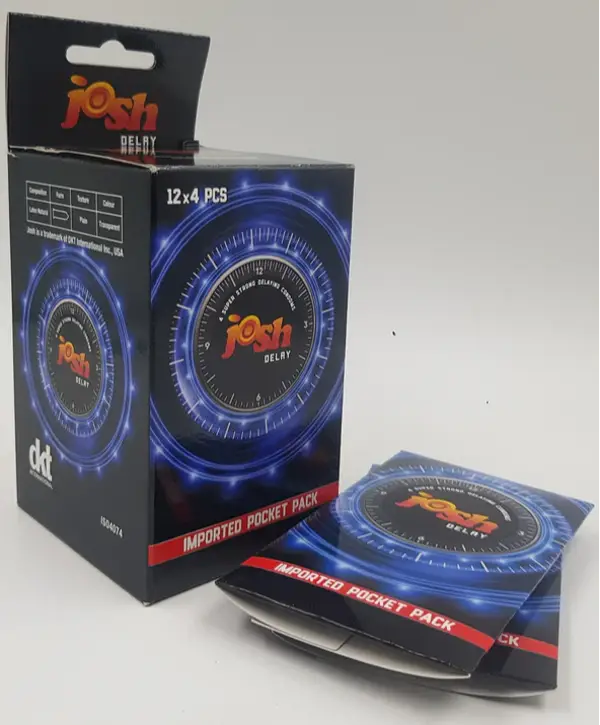 Josh Delay  Condoms - 36 Condom Pack (12 x 3s)
