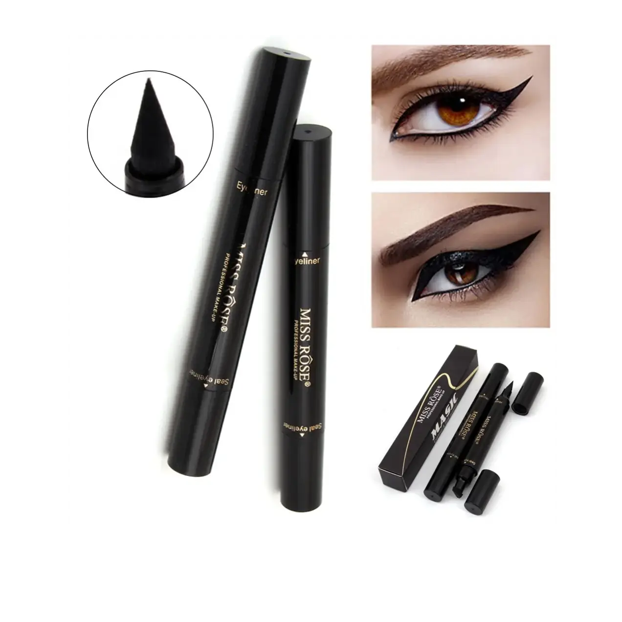 MISS ROSE PROFESSIONAL 2in1 STAMP LINER WATERPROOF