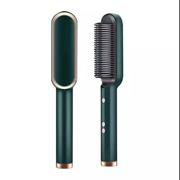 Hair Straightener Heating Comb For Wigs Curling Iron Dual-Use Straightening Brush Multifunctional Hair Curler Styler Tools