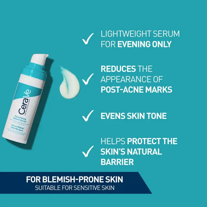 CeraVe Resurfacing Retinol Serum 100% Original US Imported