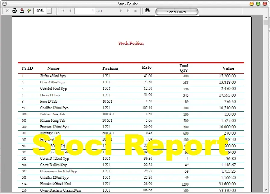 DVDRW - With Business Invoice Printing and Stock Status - Customer's Ledgers DVD with Business Software, Medical Store, Restaurant Billing Software - (Full Version for Life Time)