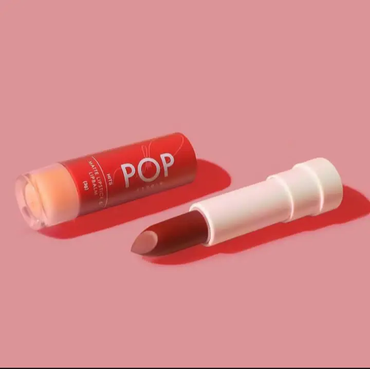POP STUDIO Lipstick + LipBalm by SARAH GERONIMO- 2in1 - Maroon