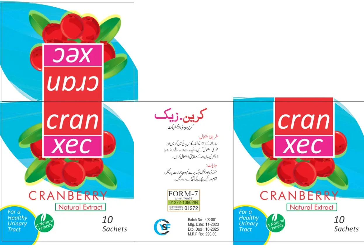 Cran Xec | Sachet | UTI Problem