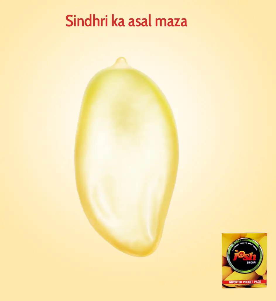 Josh Sindhari Aam Condoms - 36 Condoms Pack (12 x 3s)