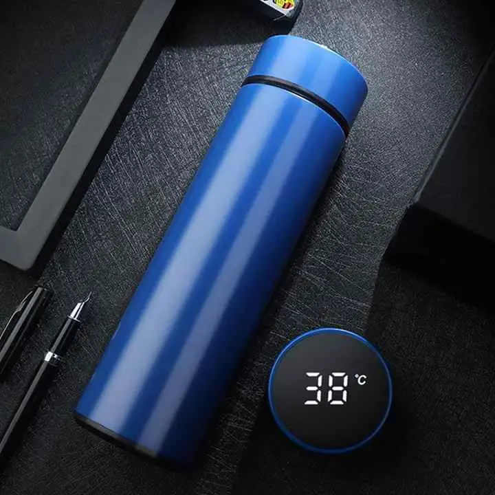 Custom Vacuum Flask 500ml Smart Thermo Water Bottle with Led Temperature Display