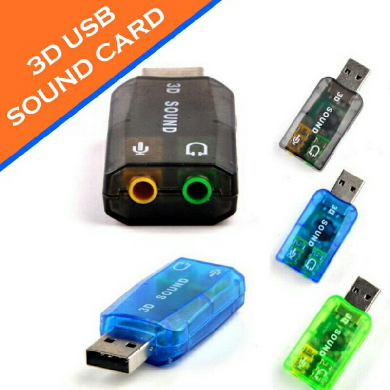 3d USB Sound Card