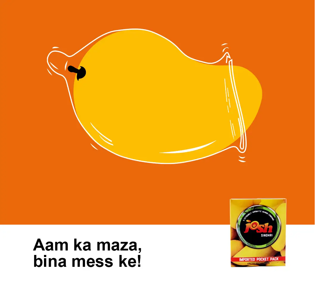 Josh Sindhari Aam Condoms - 36 Condoms Pack (12 x 3s)