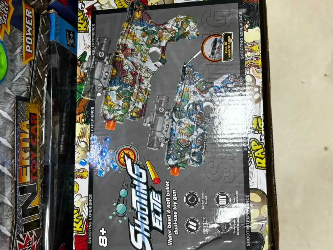 ST657B SHOOTING ELite/electric WATER BEAD &SOFT BULLET DUAL USE TOY