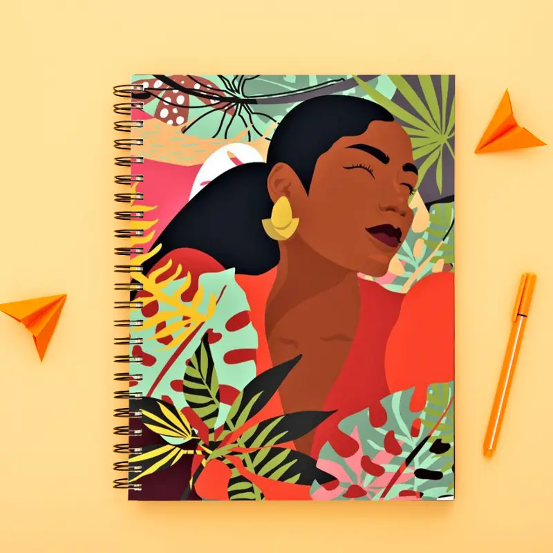 Girls collection-Spiral notebook for Girls-A5 size -Printed cover back & front