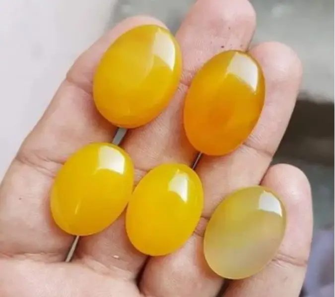 Zard Aqeeq Stone Originsl