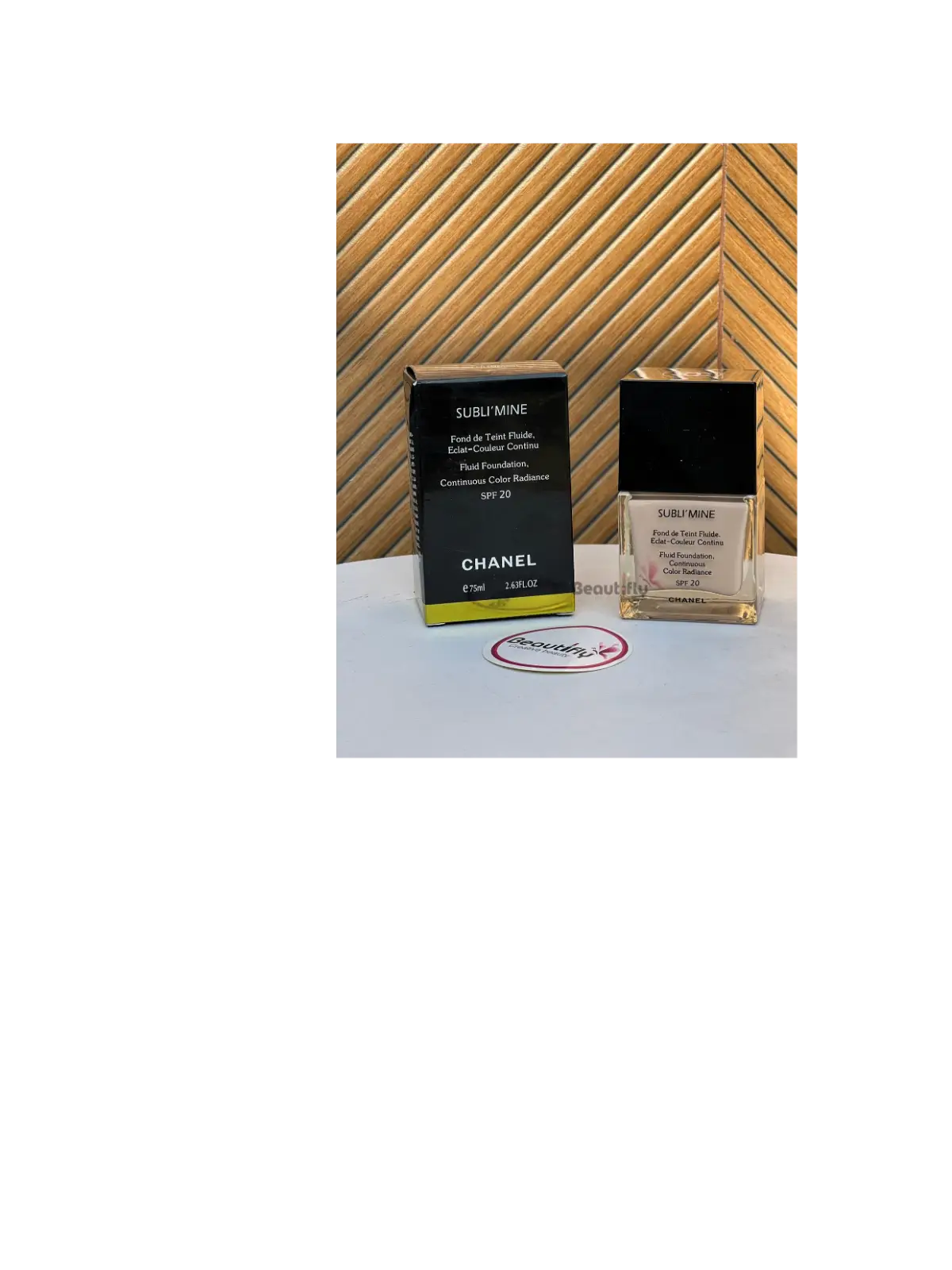 CHANEL SUBLI MINE FLUID FOUNDATION 75ml