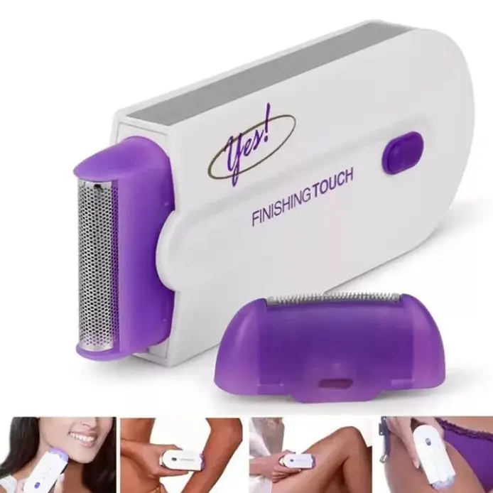 YES Finishing Touch USB Rechargeable 2 in 1 Instant Painless Hair Removal Machine for Men Women