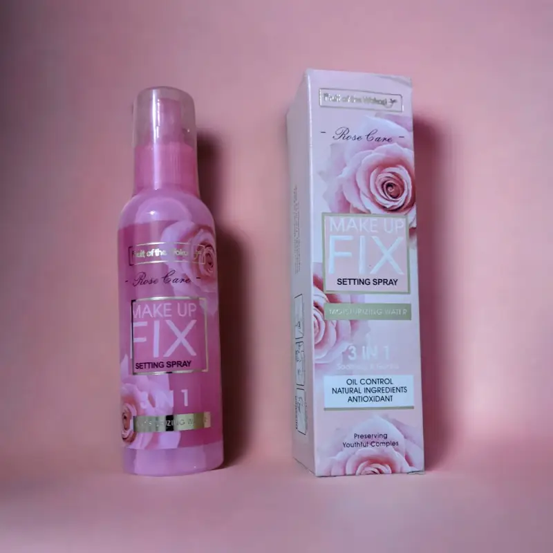 Rose Makeup Fixer Spray- Moisturizing Setting Spray-Wokali