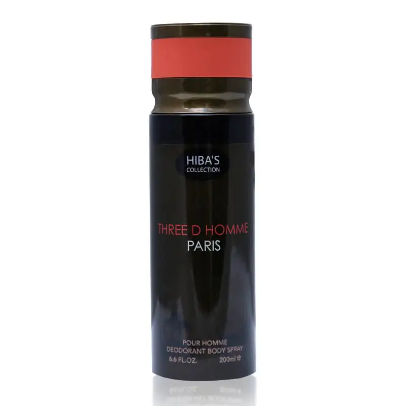 Three D Homme Paris Body Spray By Hiba's Collection | Best Quality Body Spray | Safe for Skin