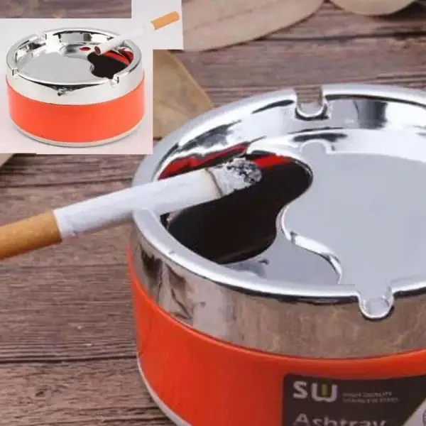 Cigarette Ashtray Stainless Steel Detachable