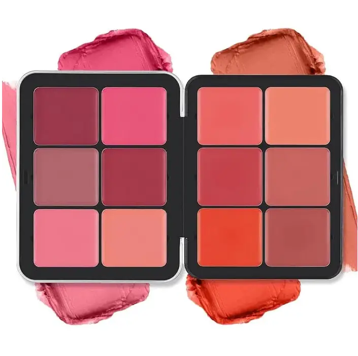 12 Colour Ultra HD INVISIBLE COVER CREAM BLUSH PLATE