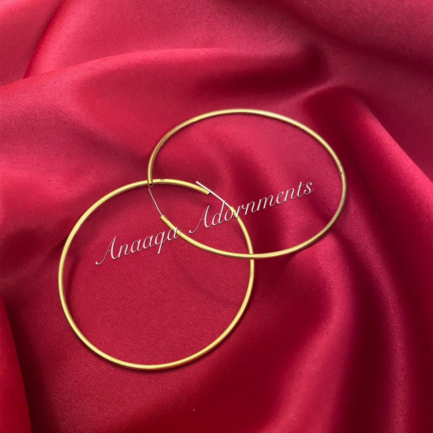 Plain Hoops-Golden