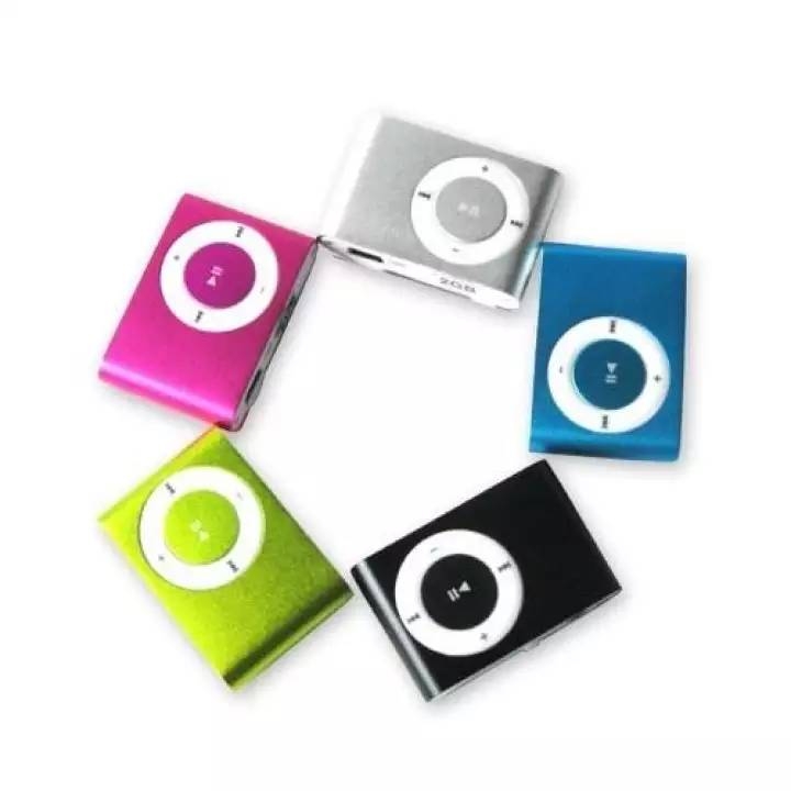 Mp3 Metallic Shuffle Player With Handfree And Charging Cable