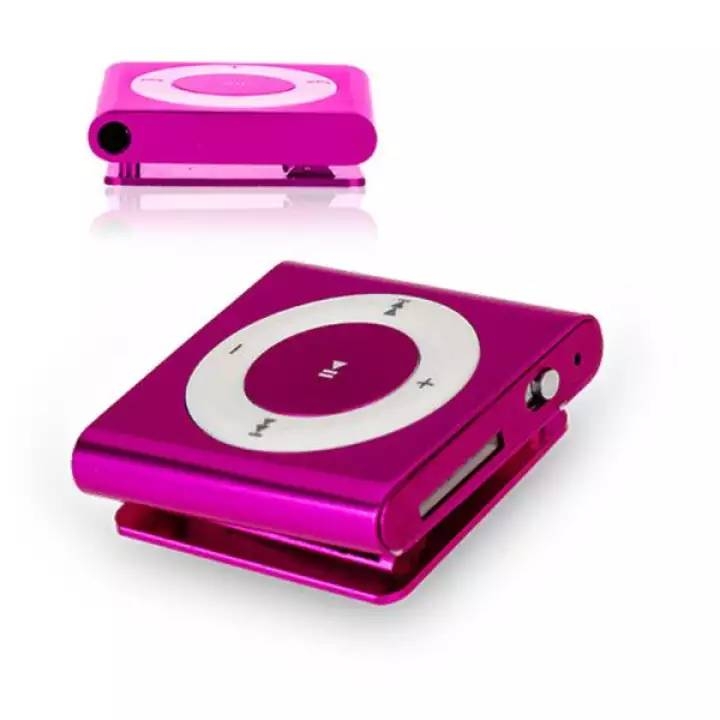 Mp3 Metallic Shuffle Player With Handfree And Charging Cable