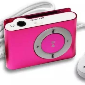 Mp3 Metallic Shuffle Player With Handfree And Charging Cable