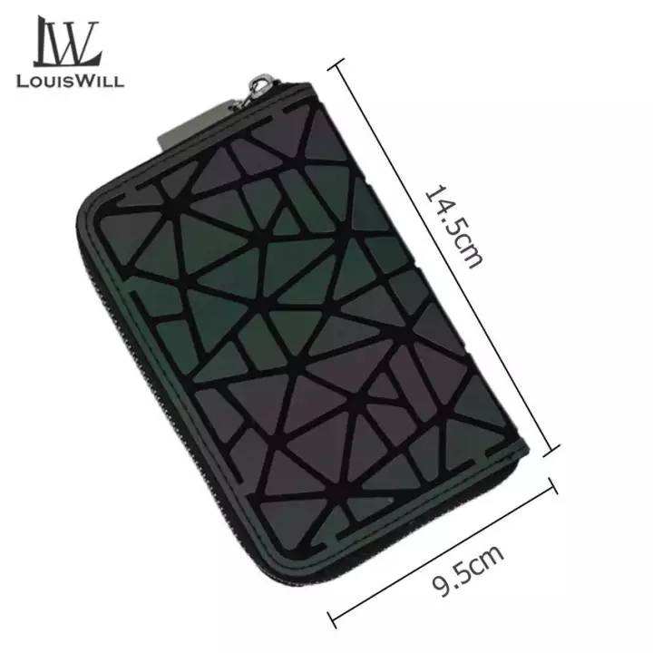 LouisWill Women Wallet Fashion Geometric Ladies Bags Luminou