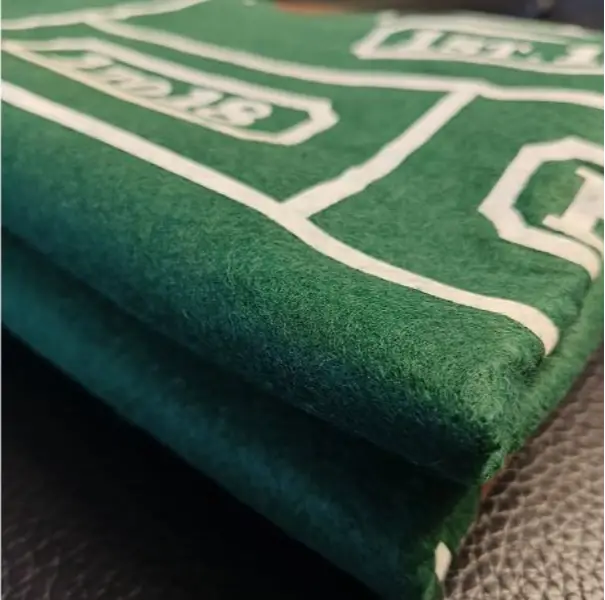 Double-Sided Green Poker Table Runners