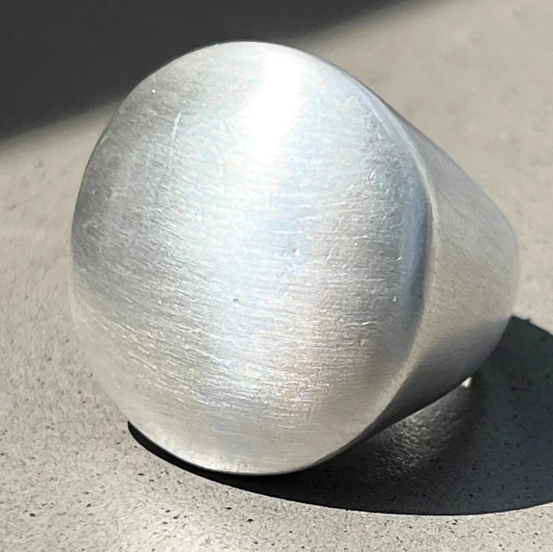 SILVER STATEMENT RING