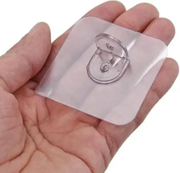 6 PCs Shelf Support Peg Punch Free Wardrobe Partition Layer Fixed Paste Hook Shelf Strong Grip Support Adhesive Pegs for Closet Cabinet Board