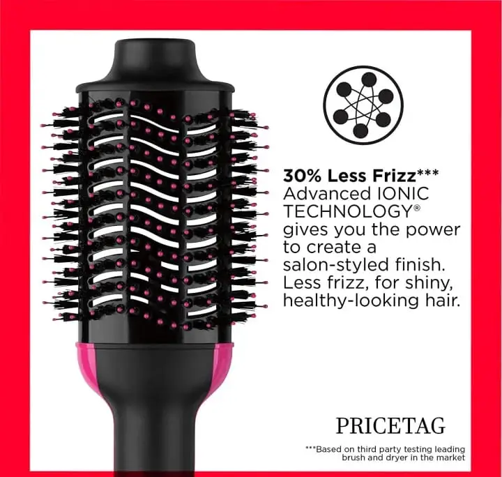 One Step Hair Dryer And Volumizer Hot Air Brush, Hair Dryer Brush