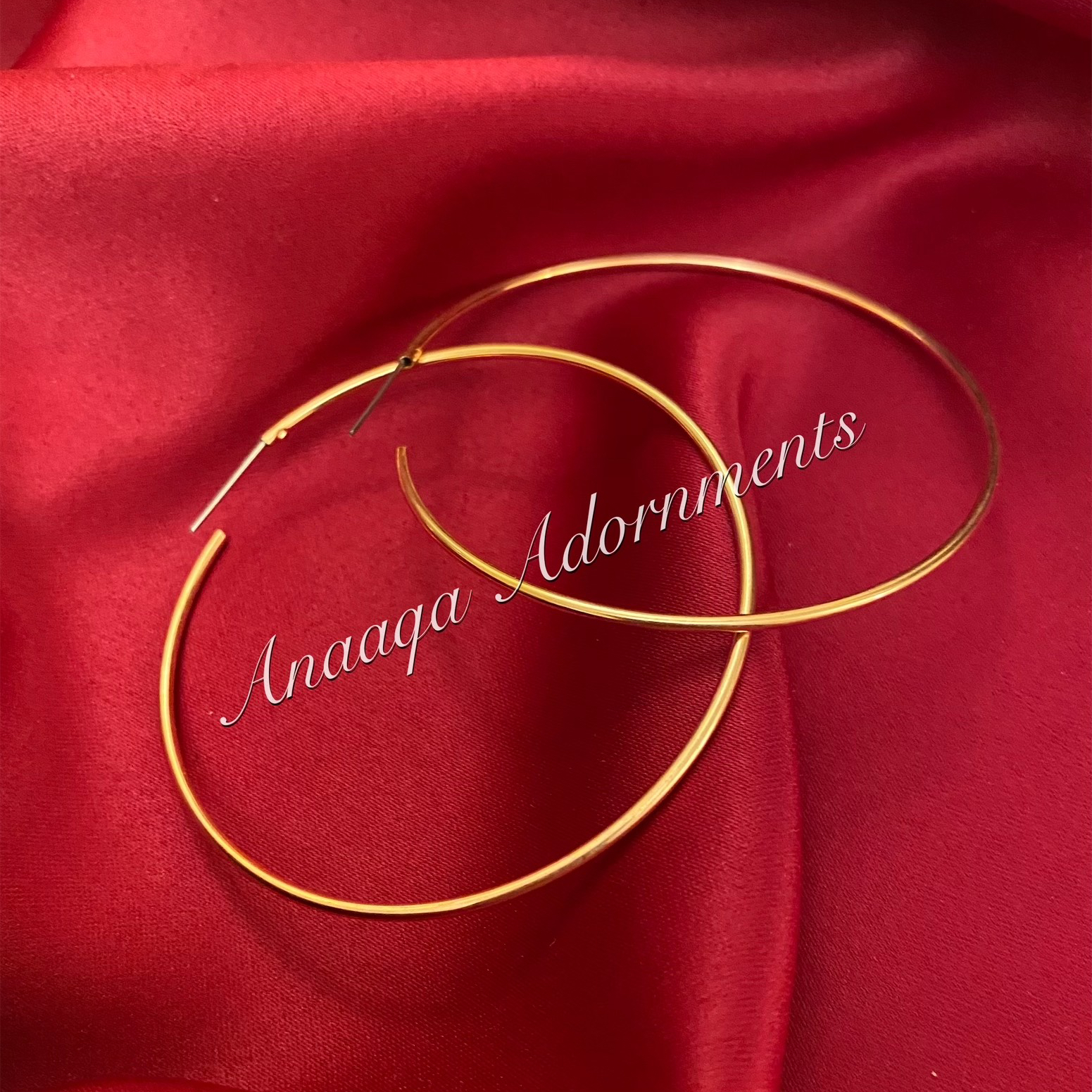Plain Hoops-Rose Gold