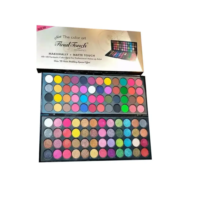 Mielana 48+48 eyeshade kit | Final Touch Eyeshadow Palette 48+48 Colors Matte & Shimmer