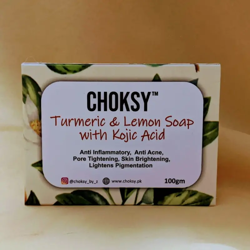 Lemon & Turmeric Soap With Kojic Acid