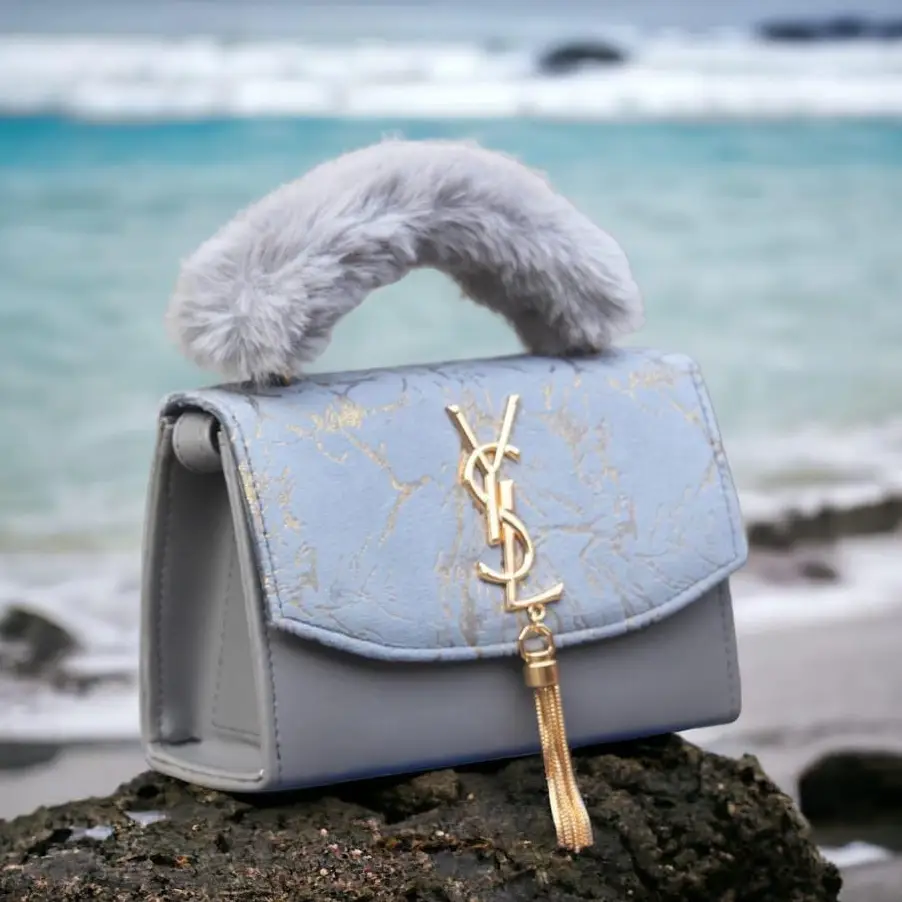 Women's PU Leather Stylish Top Handle Hand Bag