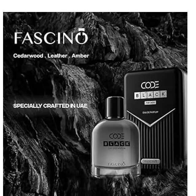 FASCINO CODE BLACK PERFUME LONG-LASTING