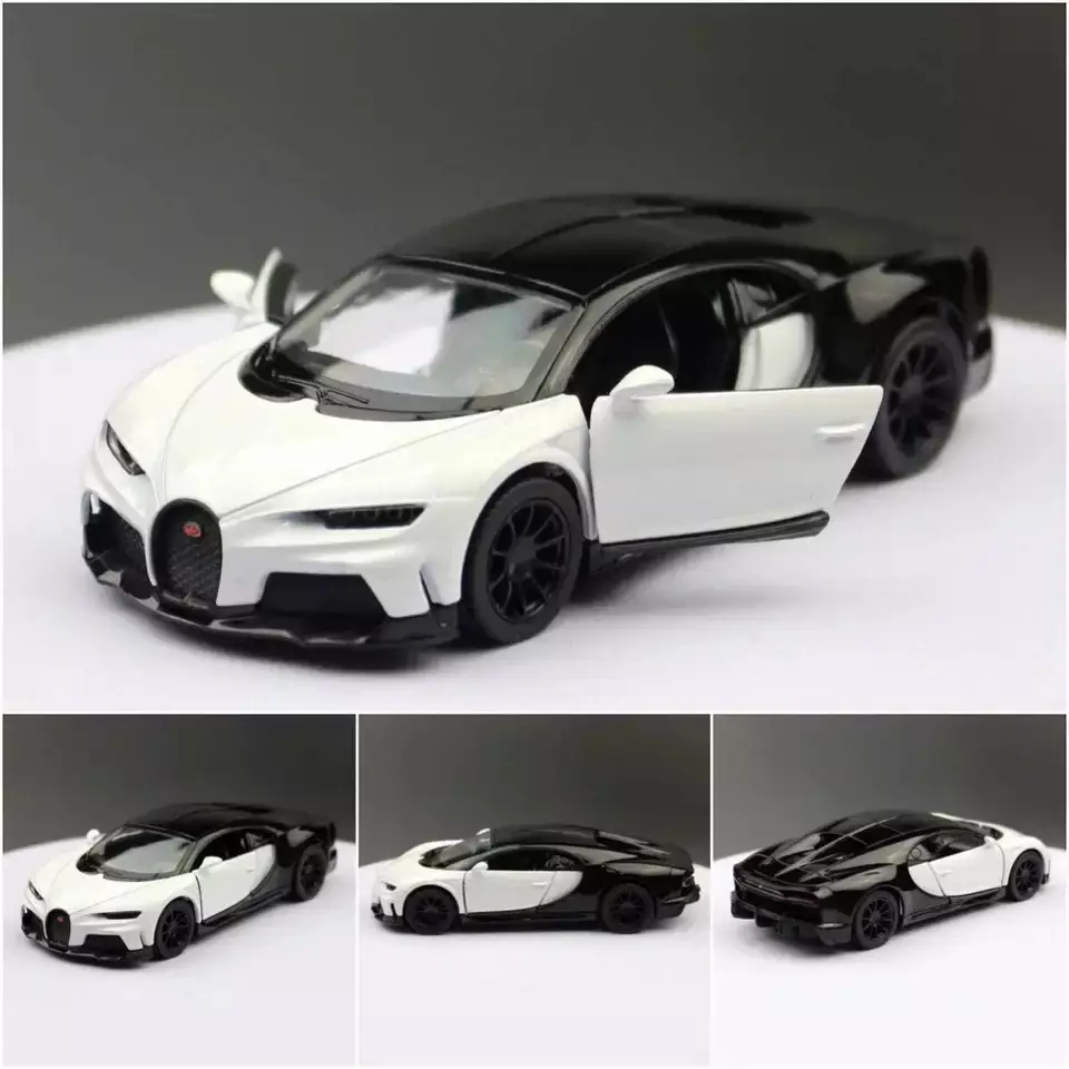 1:38 Scale Kinsmart Bugatti Chiron Super Sports Car