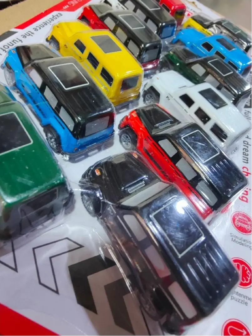 Pack of 12 Cars Jeep diecast Model
