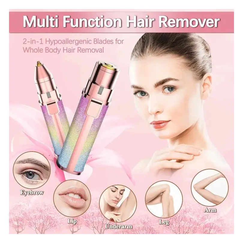 2 in 1 Electric Eyebrow Trimmer
