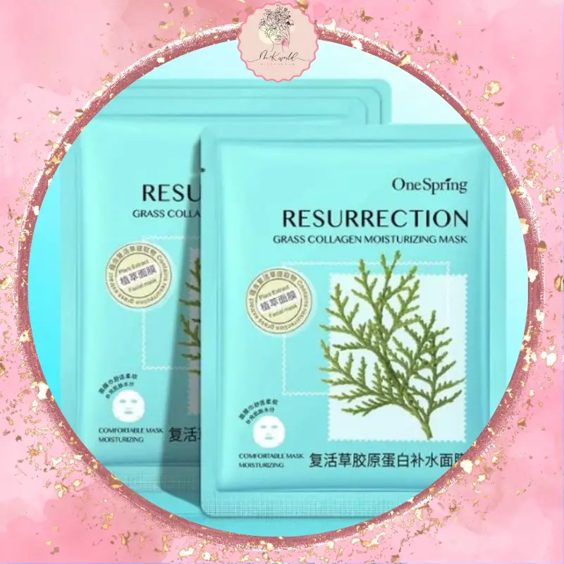 One Spring Resurrection Grass Collagen Moisturizing Mask 25g