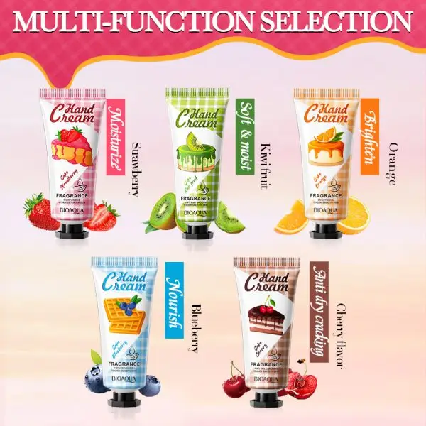 BIOAQUA Pack of 5 Plant Extract Moisturizing Hand Cream-Hand Moisturizers