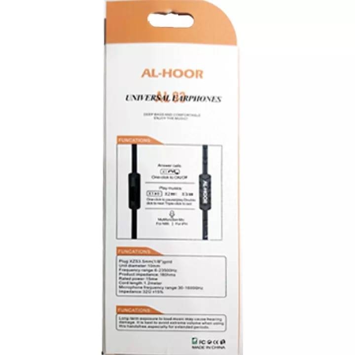 ALHoor Al-03 Thunder Earphone Hand Free Universal Super Bass