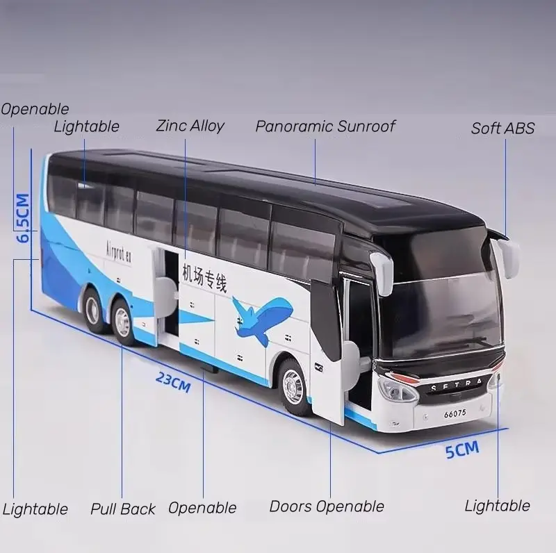 1:32 Scale Supreme Bus Diecast Model