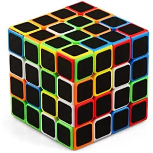 4X4 Rubics Cube ABS Premium Design - Multicolor