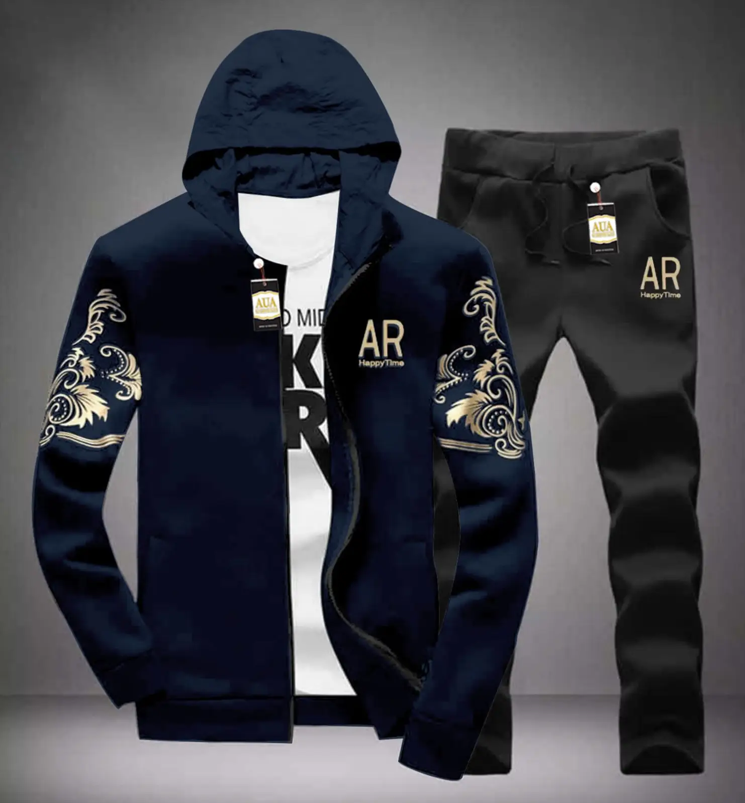 ZIPPER HOODIE +TROUSER