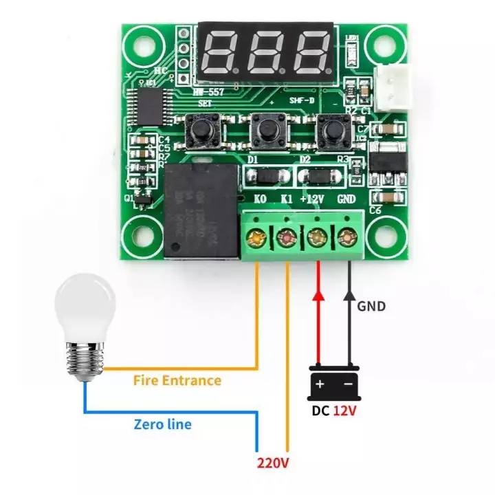 Digital Thermostat Temperature Thermostate Humidity Controll