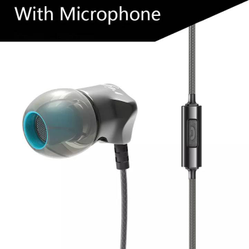 QKZ DM7 Noise Reduction In-Ear Subwoofer Metal Band Wheat Hi