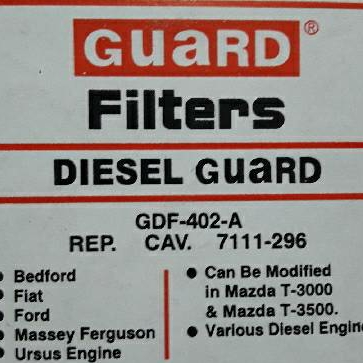 Diesel Filter 402-A
